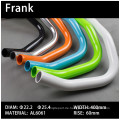 Fahrrad-Lenker-Biege-Hörner Fixed Gear Rennrad Renn-Lenker 22.2 / 25.4mm Aluminium-Beschichtung Farbe